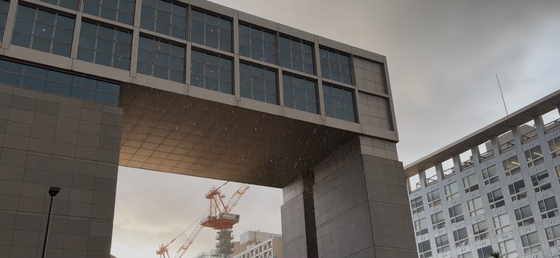 西早稲田キャンパス付近での天気雨